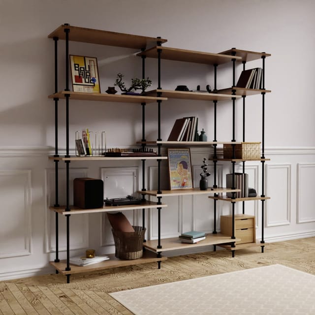 Ar Shelving Deco Set 185 x 193 x 35 cm