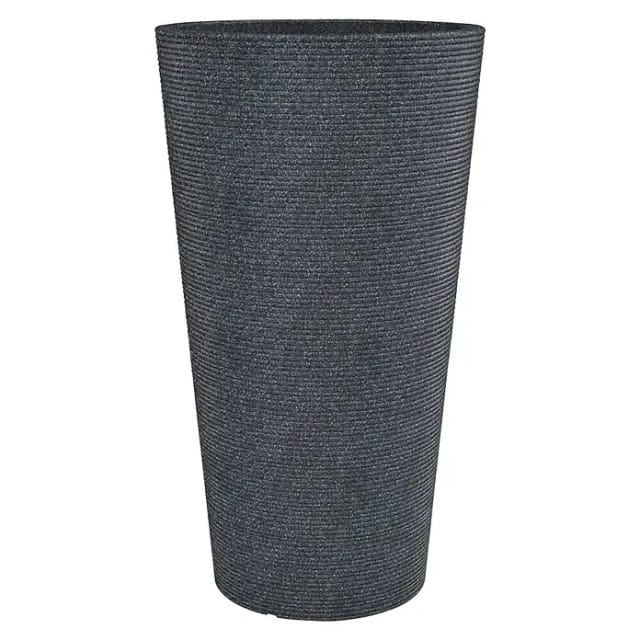 Scheurich Pflanzgefäß Coneo High Ø 39 cm Schwarz Granit