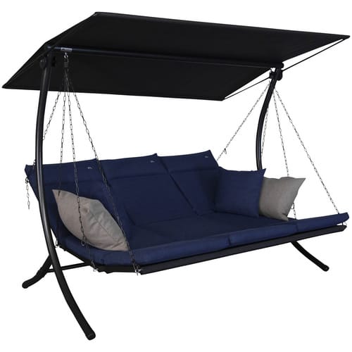 Angerer Hollywoodschaukel Swing Smart Denim 3-Sitzer