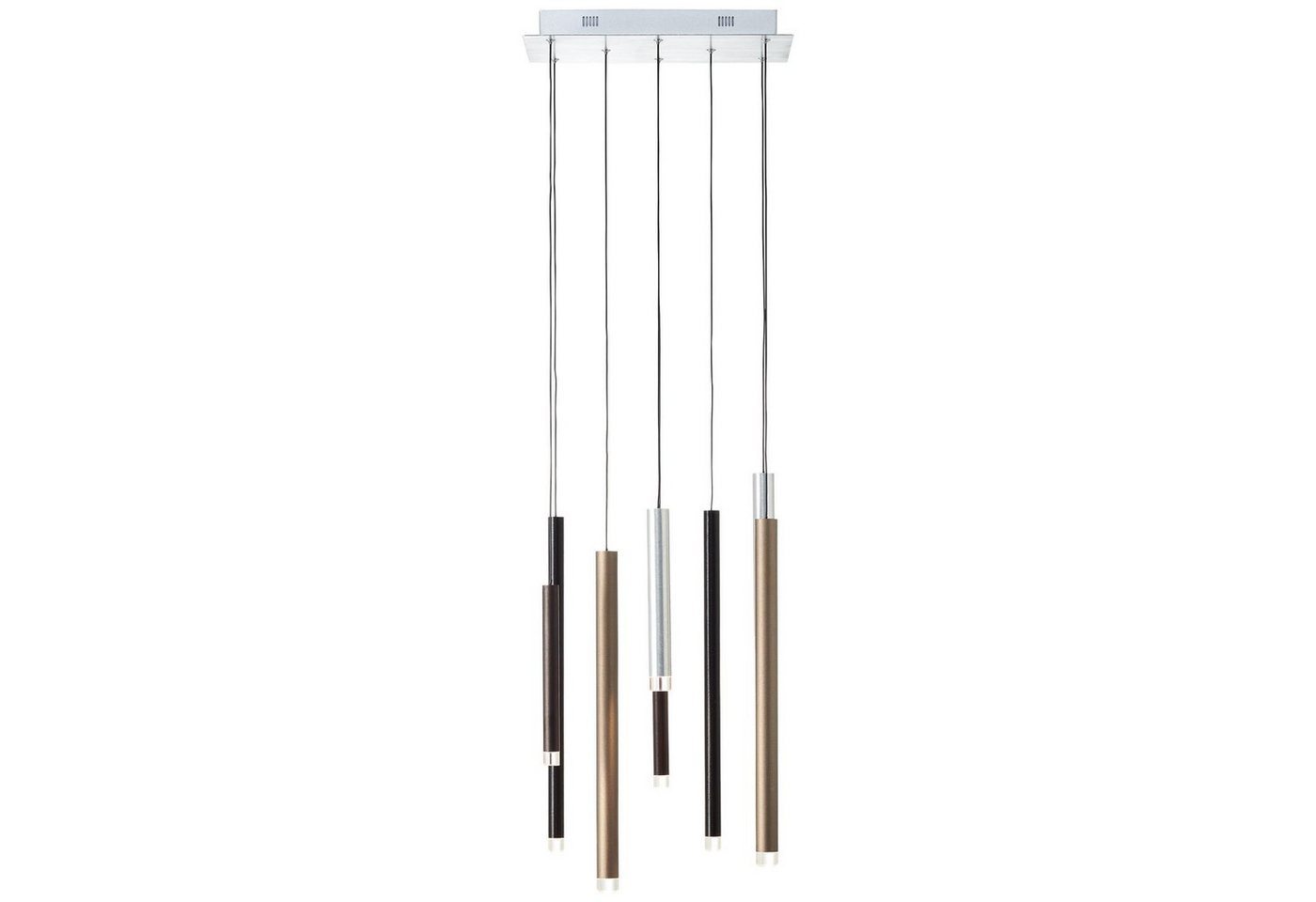 Brilliant LED-Pendelleuchte Cembalo 8er Braun Bild 3