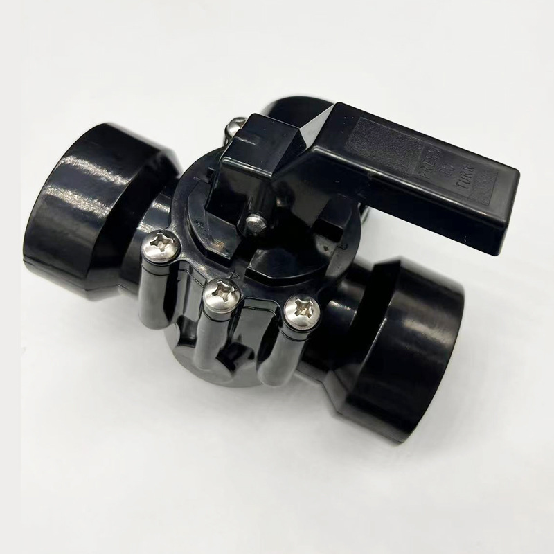 Universelles 1,5"-dreiwege-umschaltventil Für Sandpumpen, Spa-ventil 4517, Wasserdichtes 1,5"-ventil – Schwarzes Dreiwege-umschaltventil