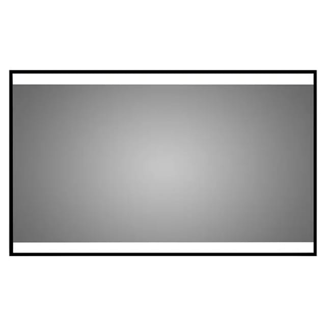 DSK Design LED-Lichtspiegel Black Stark 120 cm x 70 cm