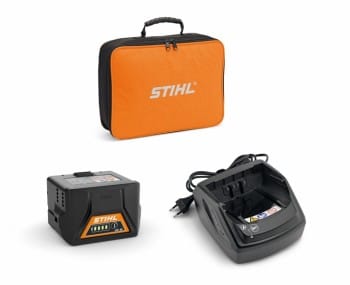 STIHL Akku-Tragetasche mit Akku AK 10 und Ladegerät AL 101