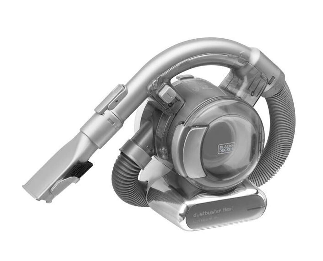 Black+decker - 18v Akku-handstaubsauger, Ladestation, Chrom Pd1820l-qwroz1
