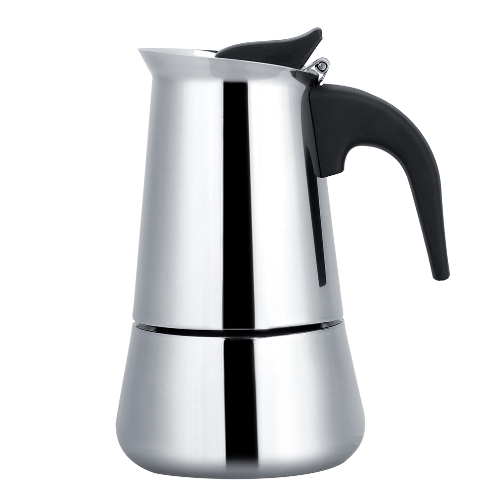 Tragbare Moka-kanne Aus Edelstahl (200 Ml)