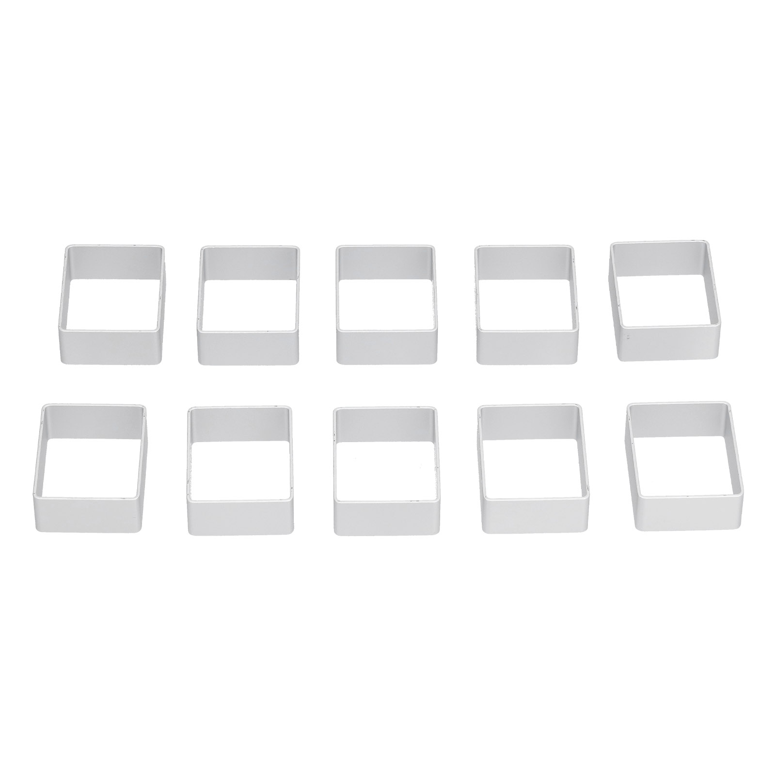 Set Mit 10 Aluminium-mondkuchenformen Für Kekse Und Kuchen, Zum Selbermachen.