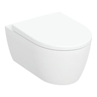 Geberit Wand-WC, Tiefspüler iCon 36x53cm, ge F., rimf, m Sitz, we. K-Tect
