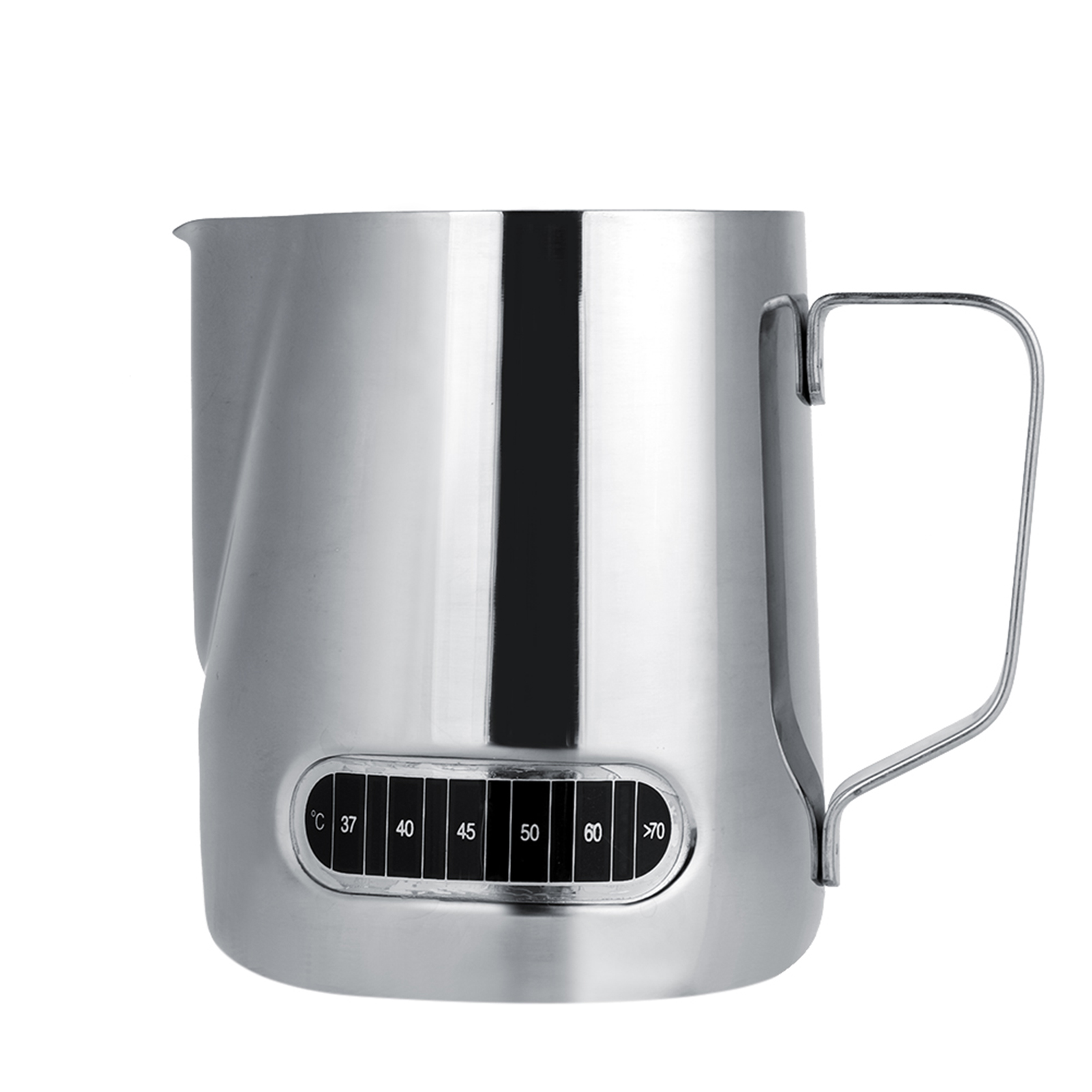 600 Ml Milchkännchen Aus Edelstahl Mit Integriertem Spender, Ideal Für Espressotassen Und Milchaufschäumer.