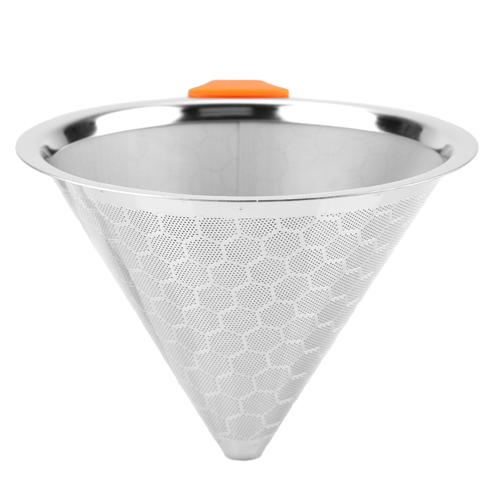 Kaffeefilter Aus Edelstahl, Doppelfilter, Fleckenabweisend Und Langlebig Für Den Hausgebrauch