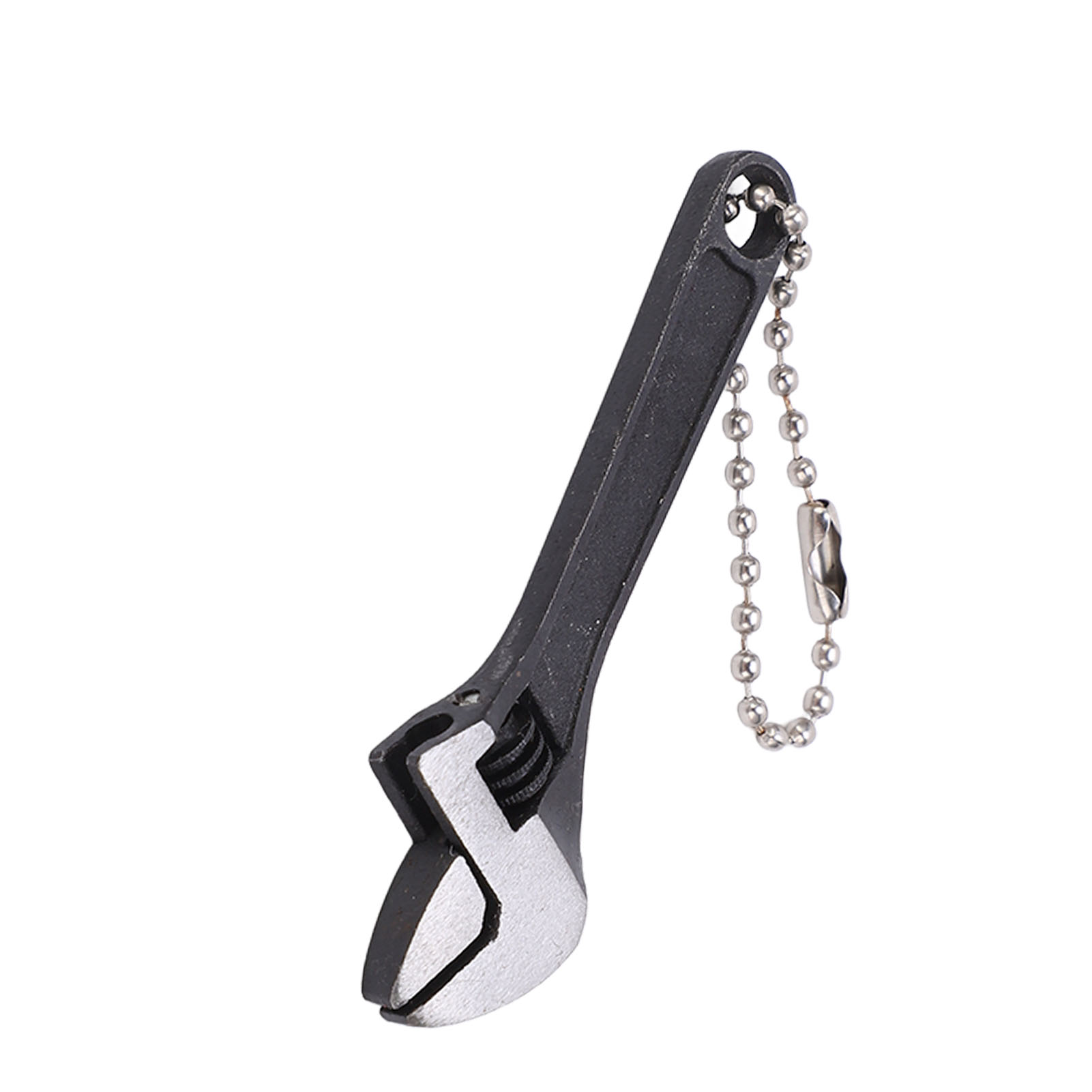 Schlüsselanhänger Aus Verzinktem Stahl, Verstellbar, Tragbar, Professionell, Hohe Härte, 6,35 Cm (2,5 Zoll) Mini-schlüssel, Schwarz, Für Industrie Und Haushalt