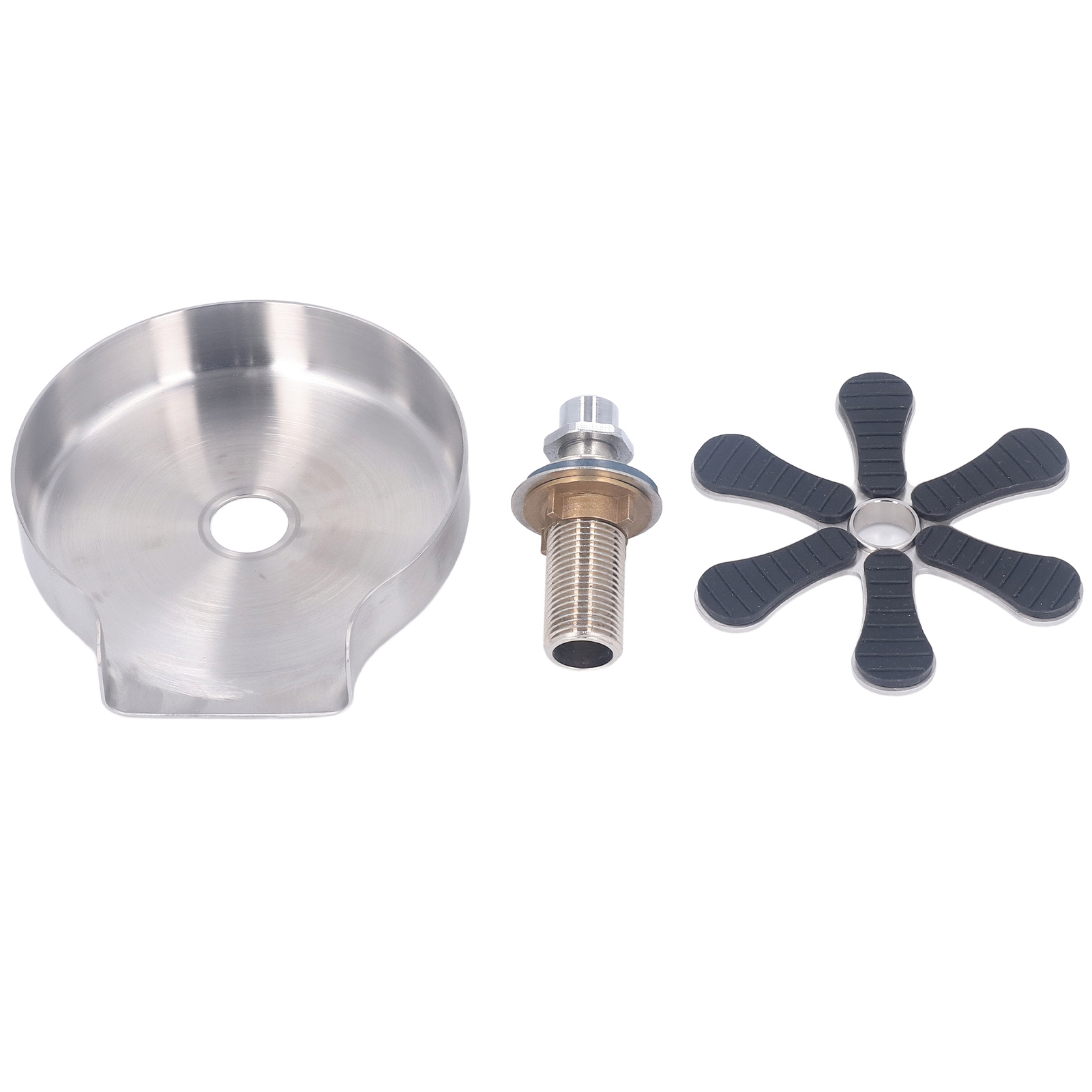 Spülbecken-glasreiniger Aus Edelstahl 304, Tassenreiniger, 6 Silberplatten