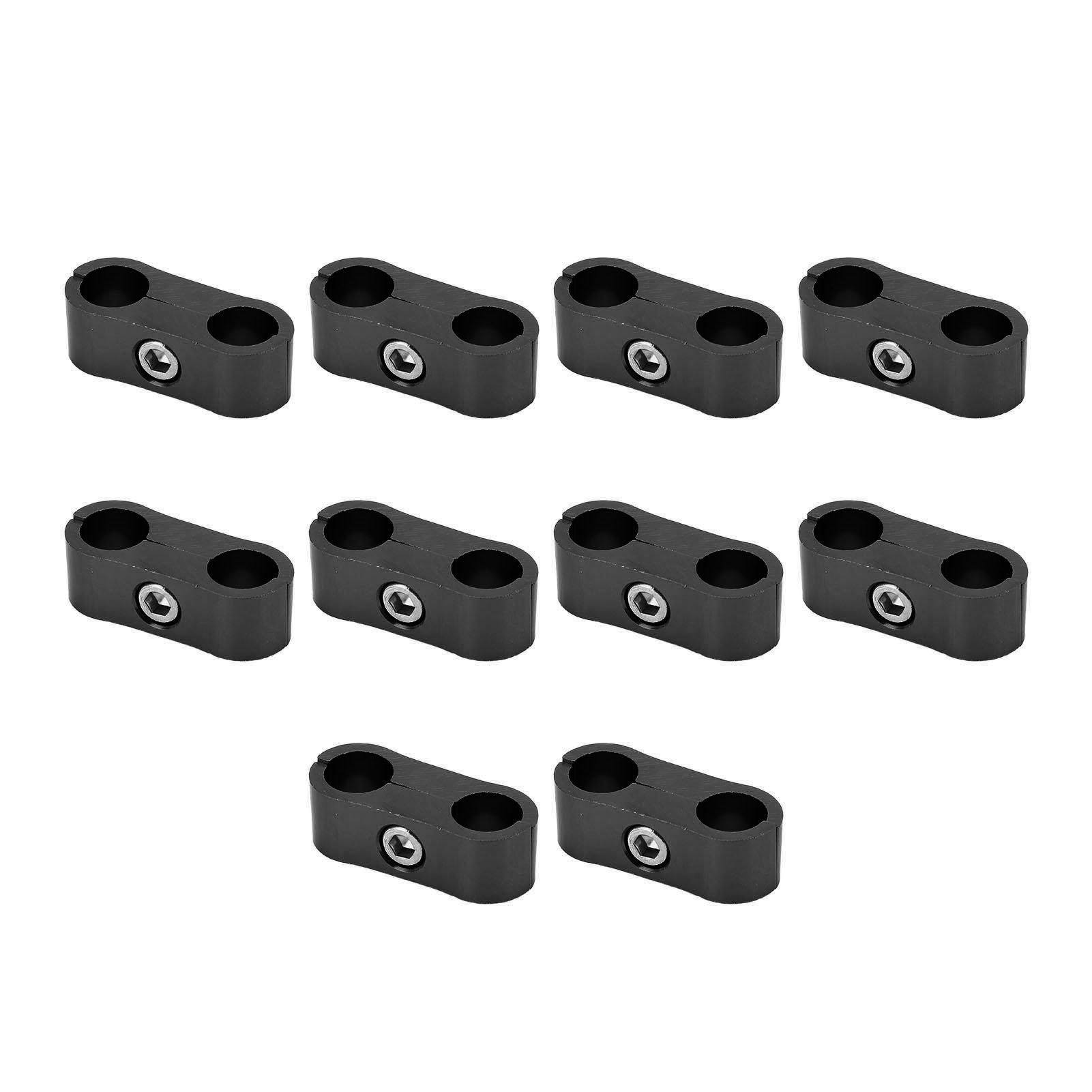 Packung Mit 10 Schlauchschellen Zur Rohrtrennung Aus 4an-aluminiumlegierung, Universell Für Öl-, Wasser- Und Gasleitungen.