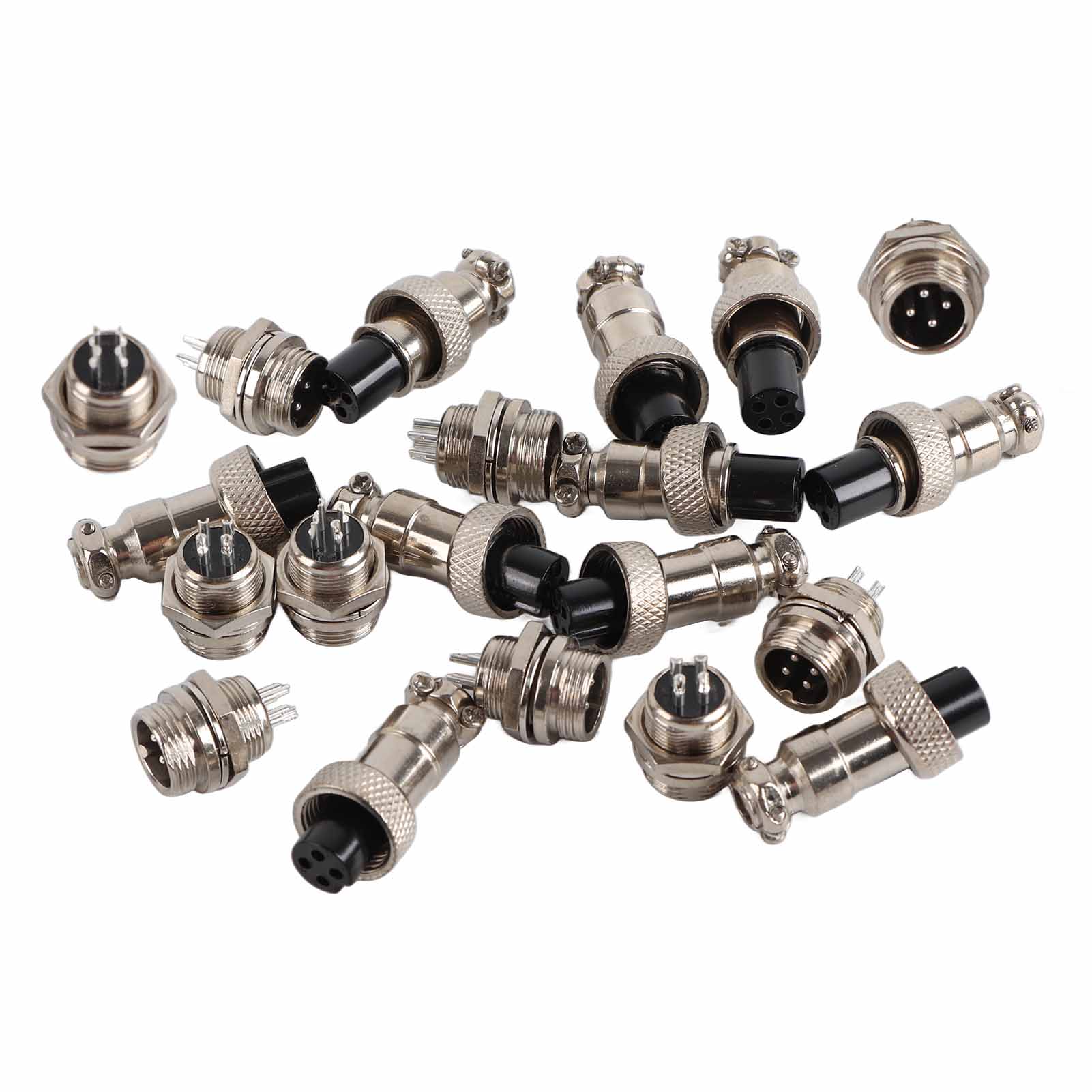 Robuster, 12 Mm, 2, 3, 4, 5 Oder 6-poliger, Sicherer Stecker In Luftfahrtqualität Für Neigungsmesser-steuerungssysteme
