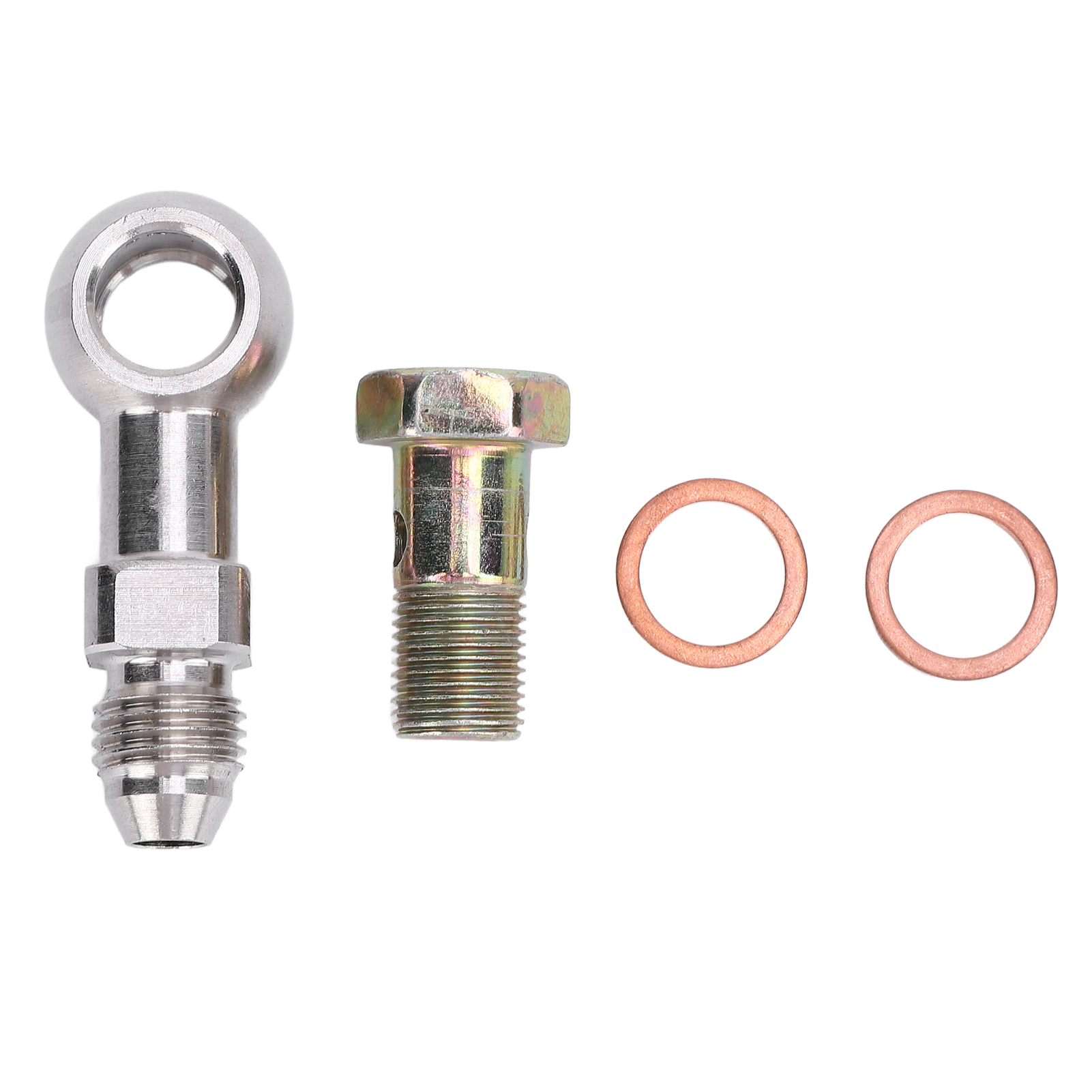 4an Auf 1/8" Npt Edelstahl-banjo-schraubadapter-anschlussset, Robust Und Sicher, Für Maximale Belastbarkeit.