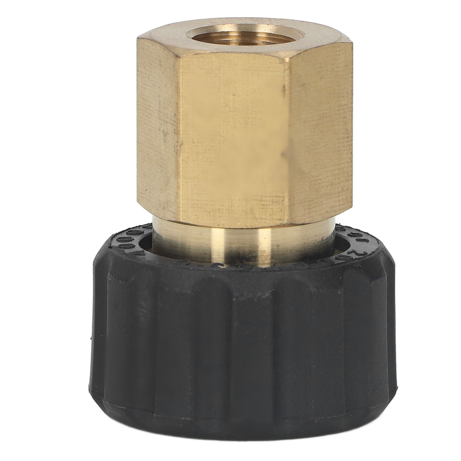 Hochdruckreiniger-adapter Aus Messing Und Korrosionsbeständigem Gummi Mit G1/4"- Auf M22 X 1,5 Mm-gewinde Für Einen 14 Mm Außendurchmesser-ersatzschlauch (innengewinde).