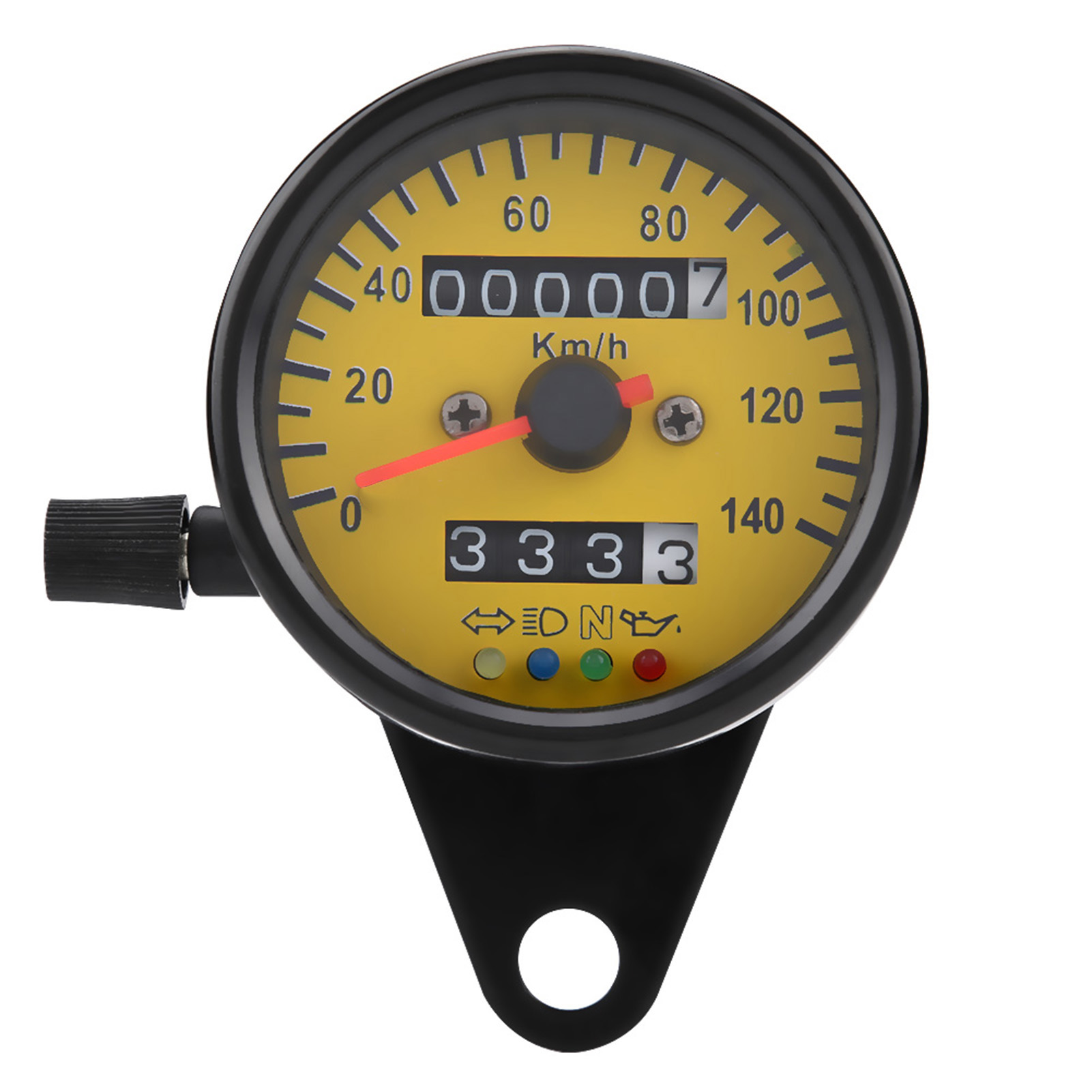 Motorrad-tachometer, Hochpräzise, Wasserdicht, Digital, Led-hintergrundbeleuchtung, Multifunktions-kilometerzähler Für Wartungszwecke
