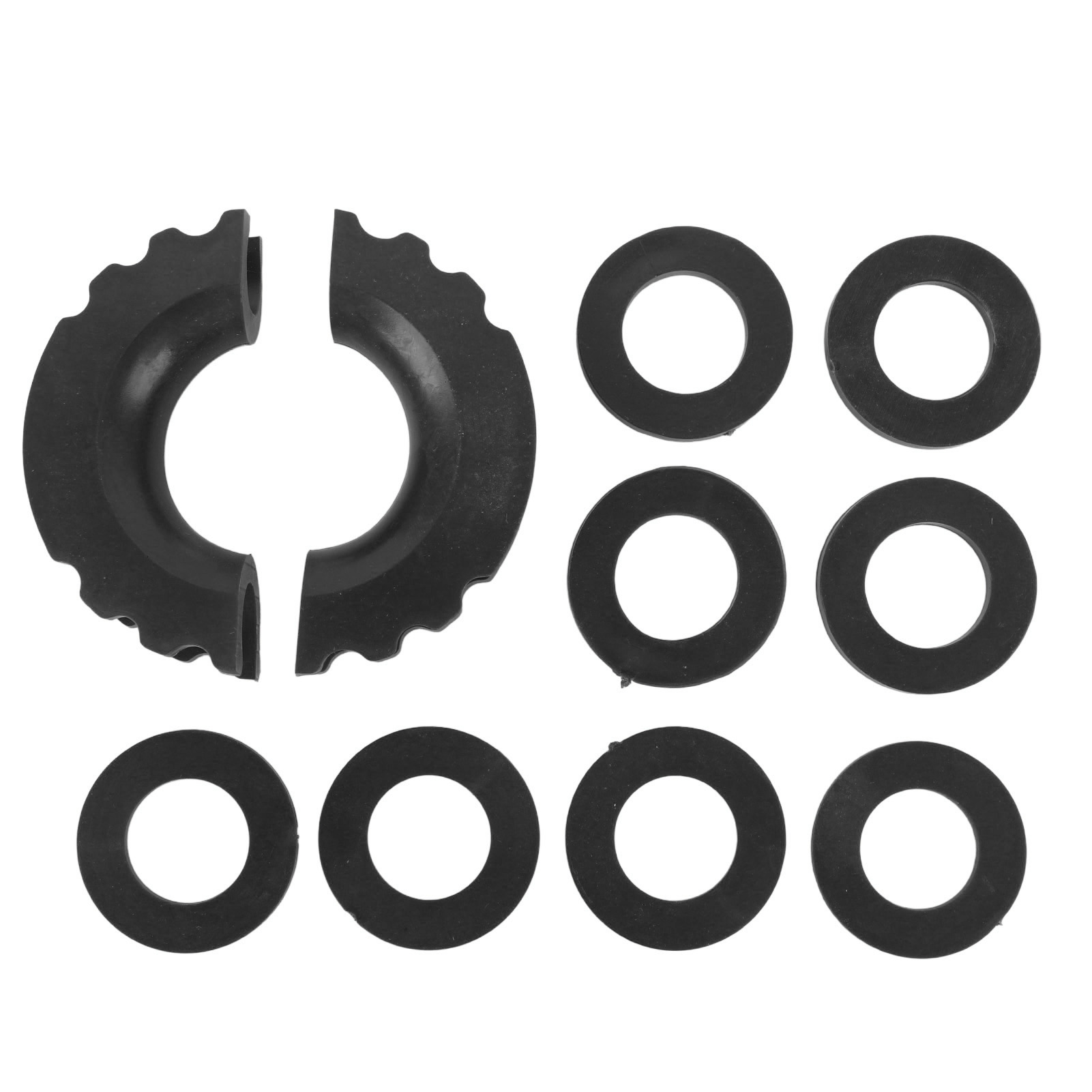 D-ring-schäkel-isolierscheiben-set: Schützt Ihre Stoßstange Und Verhindert Vibrationen Bei 3/4-zoll-schäkeln (schwarz).
