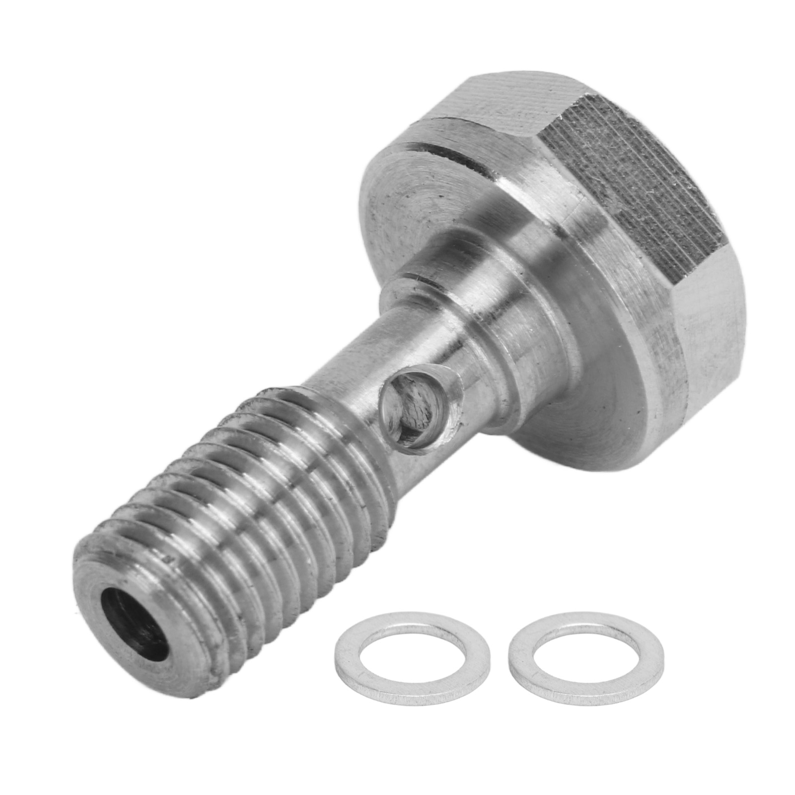 M8x1,0 Mm Banjoschraube: Robuste, Auslaufsichere Und Hitzebeständige Verschraubung Mit 2 Unterlegscheiben Für Rohrleitungssysteme.