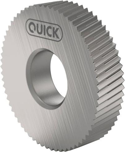 QUICK Rändelrad PM BL 15Grad 14,5x3x5 H7 P1