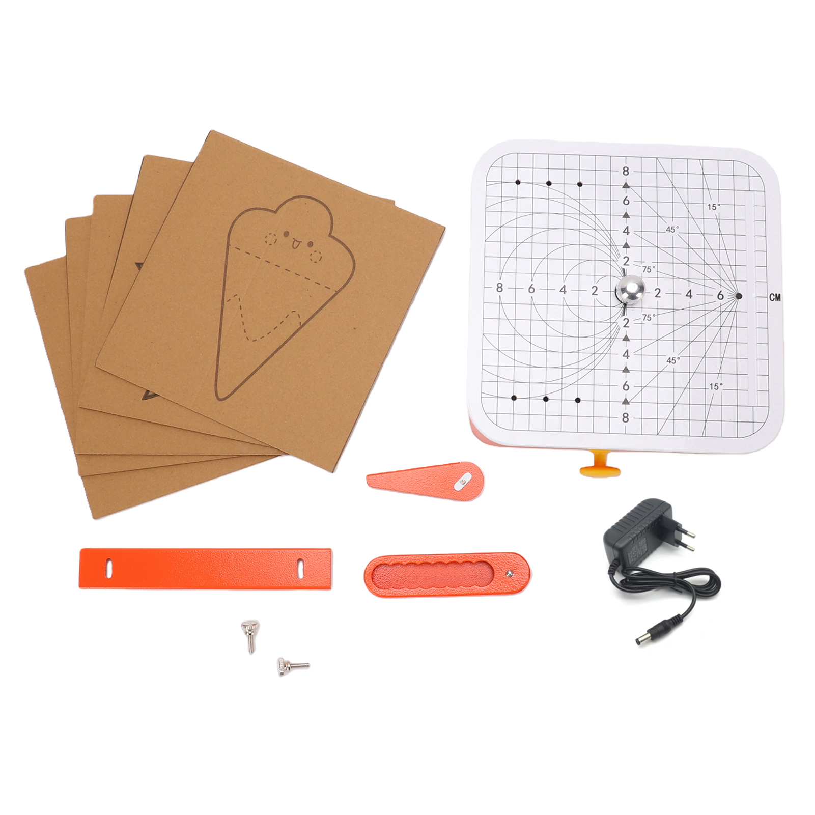 Elektrischer Kartonschneider Für Kinder, Ein Sicheres Bastelwerkzeug Zum Schneiden Von Papier (0–4 Mm Dick), Mit Integrierter Schneideklinge Und Lineal. Ideal Für Schule, Kunst Und Basteln Sowie Kreat