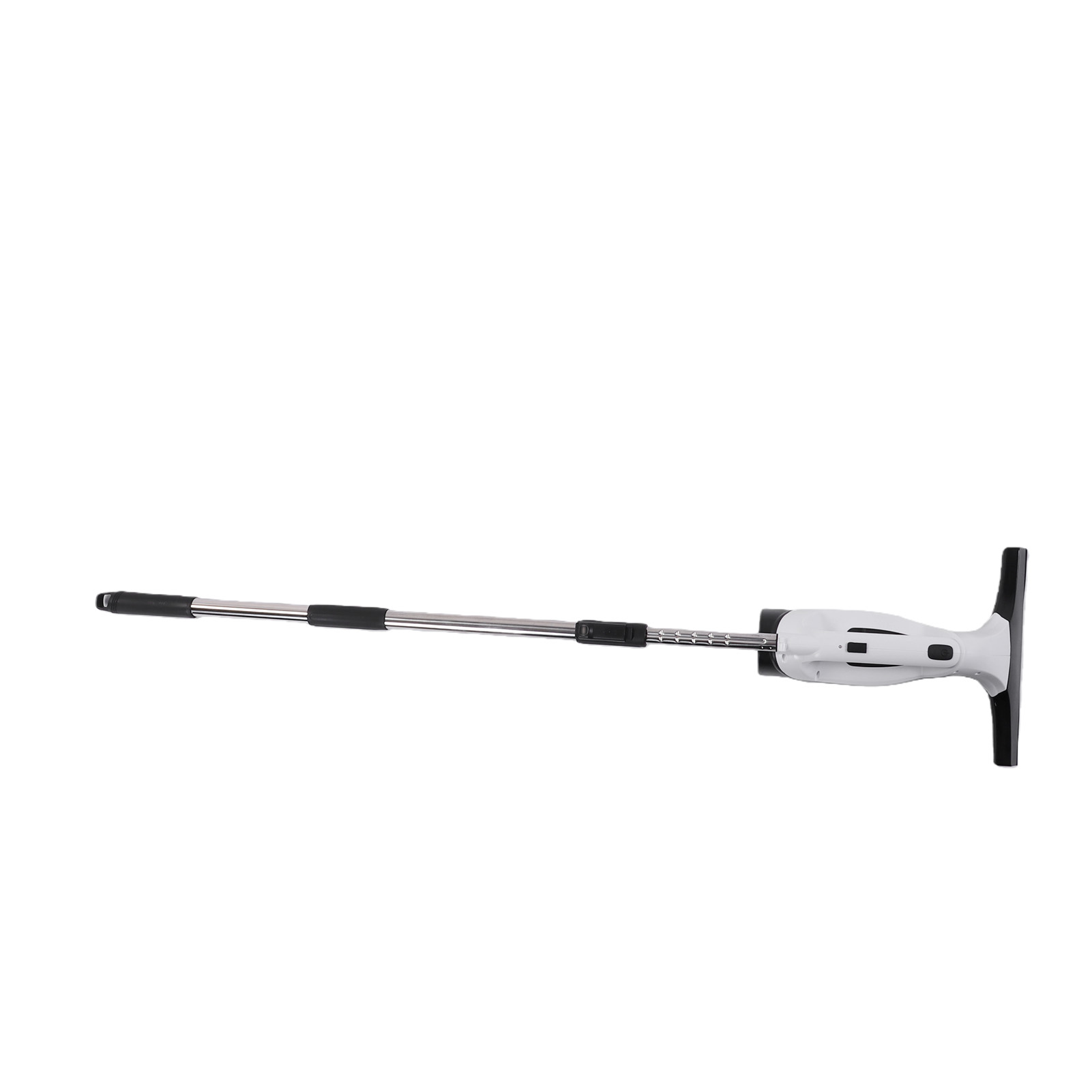 Fenstersauger Mit Multifunktionsabzieher, 2 Kpa Saugkraft, Automatischer Schmutzwasserrückführung Per Knopfdruck, Inklusive Gummiabzieher Und Verlängerung. Ideal Für Zuhause, Auto Und Bad. Farbe: Schw