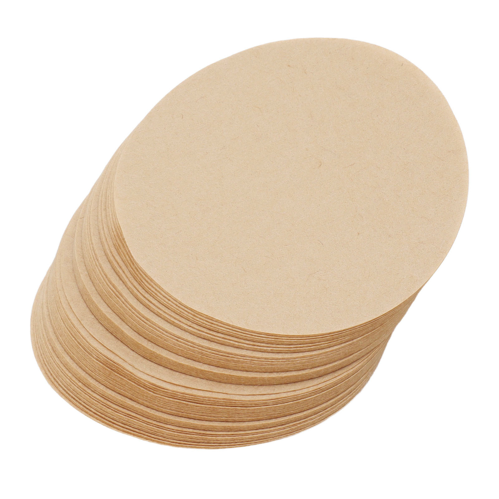 100 Runde Kaffeefilter Mit 64 Mm Durchmesser Aus Ungebleichtem Naturpapier, Für 1 Bis 2 Personen.