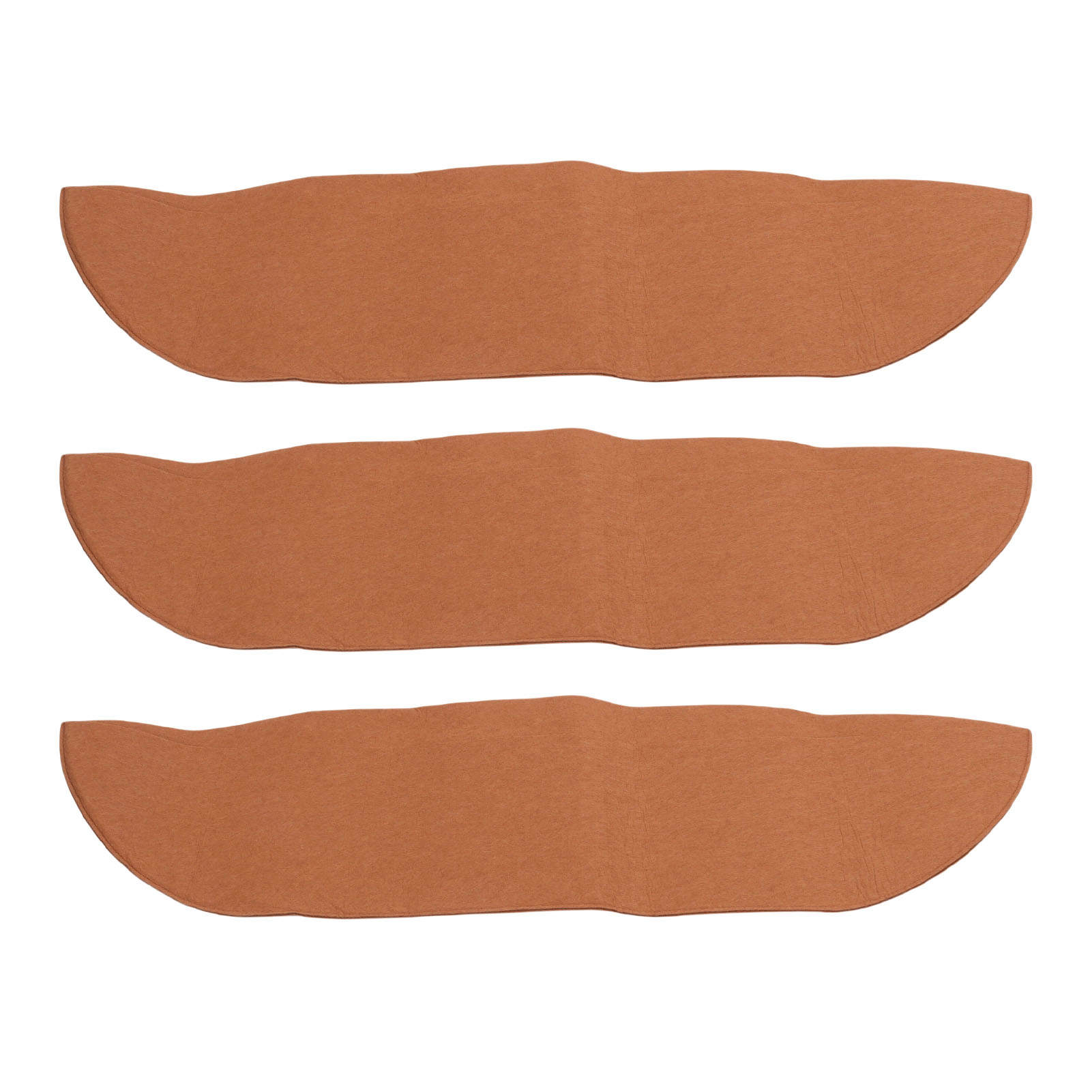 Set Mit 3 Filz-pflanzgefäßeinsätzen Für Wandblumenkästen, Pflanzgefäße, Zäune Oder Geländer, Braun, 91,4 Cm / 36 Zoll
