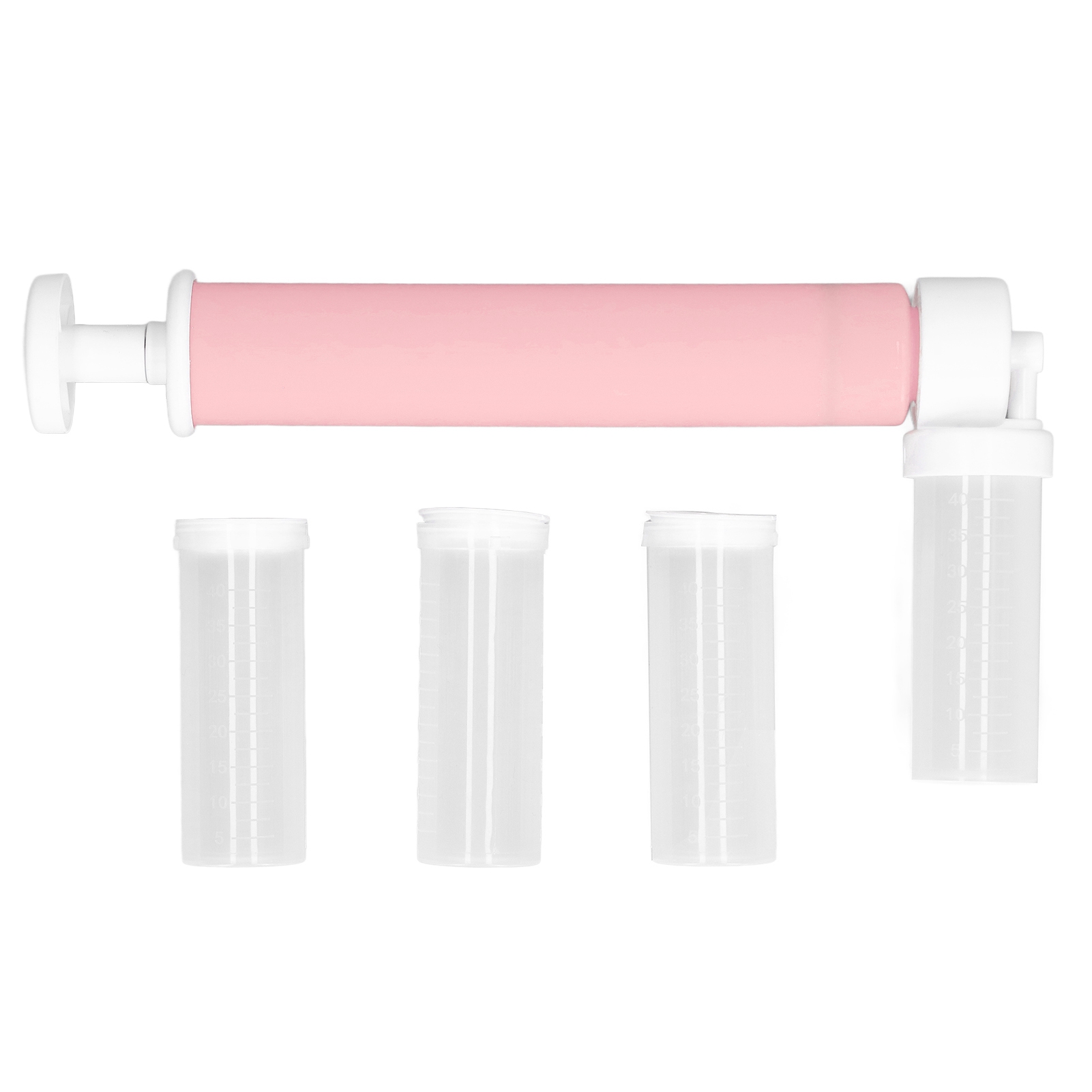 Manuelles Tortendekorationsset Mit Airbrush, Wasserdichter Kunststoff-farbpumpe, Zum Färben Von Gebäck (rosa Schokolade).