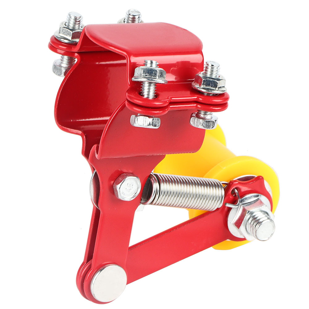 Aufschraubbarer Rollenkettenspanner, Zubehör Für Umgebaute Motorräder, Universalwerkzeug, Rot