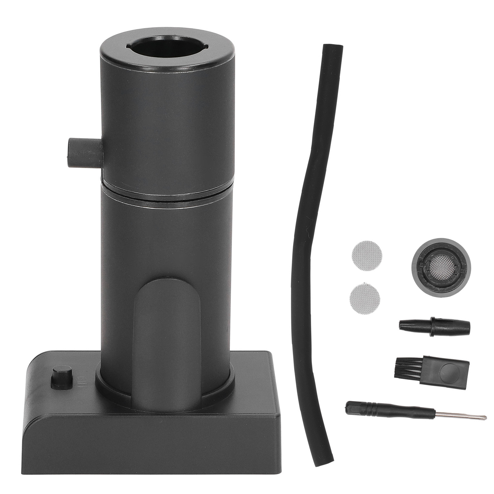 Verstellbarer Cocktail-räucherapparat, Tragbares Räucherset Aus Aluminium-zink-legierung, Schwarz