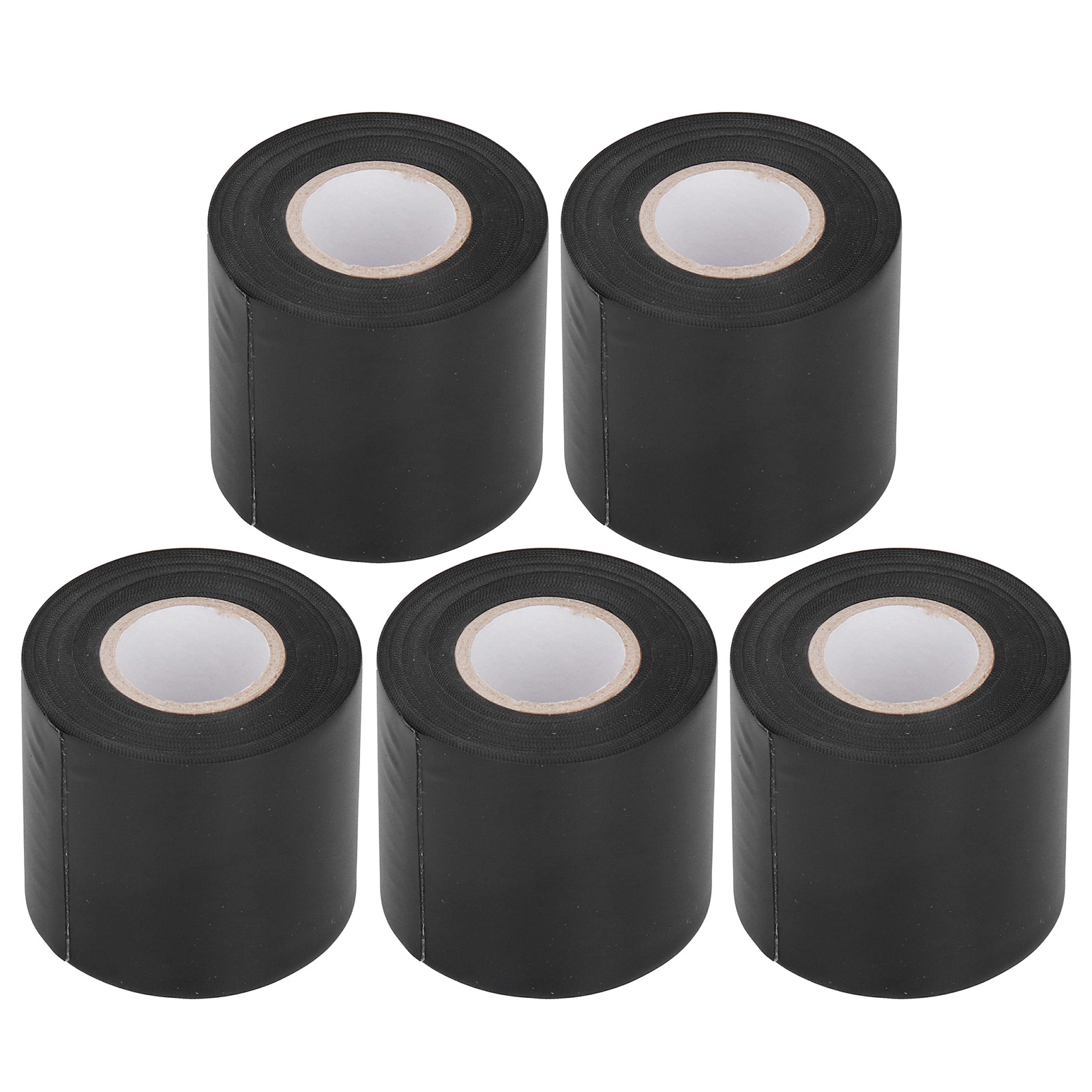 Packung Mit 5 Ölbeständigen Klebebändern Für Klimaanlagenschläuche, Schlauchschutz, 6 Cm Breit (schwarz)