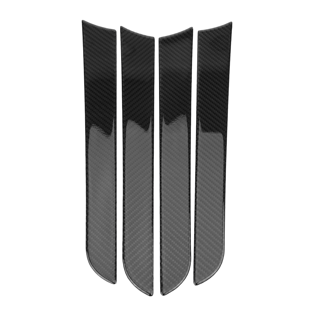 Türseitenleisten, Schwarzer Zierrahmen, Transparente Struktur, 4er-set Für Audi A4 B8 (2007–2016)