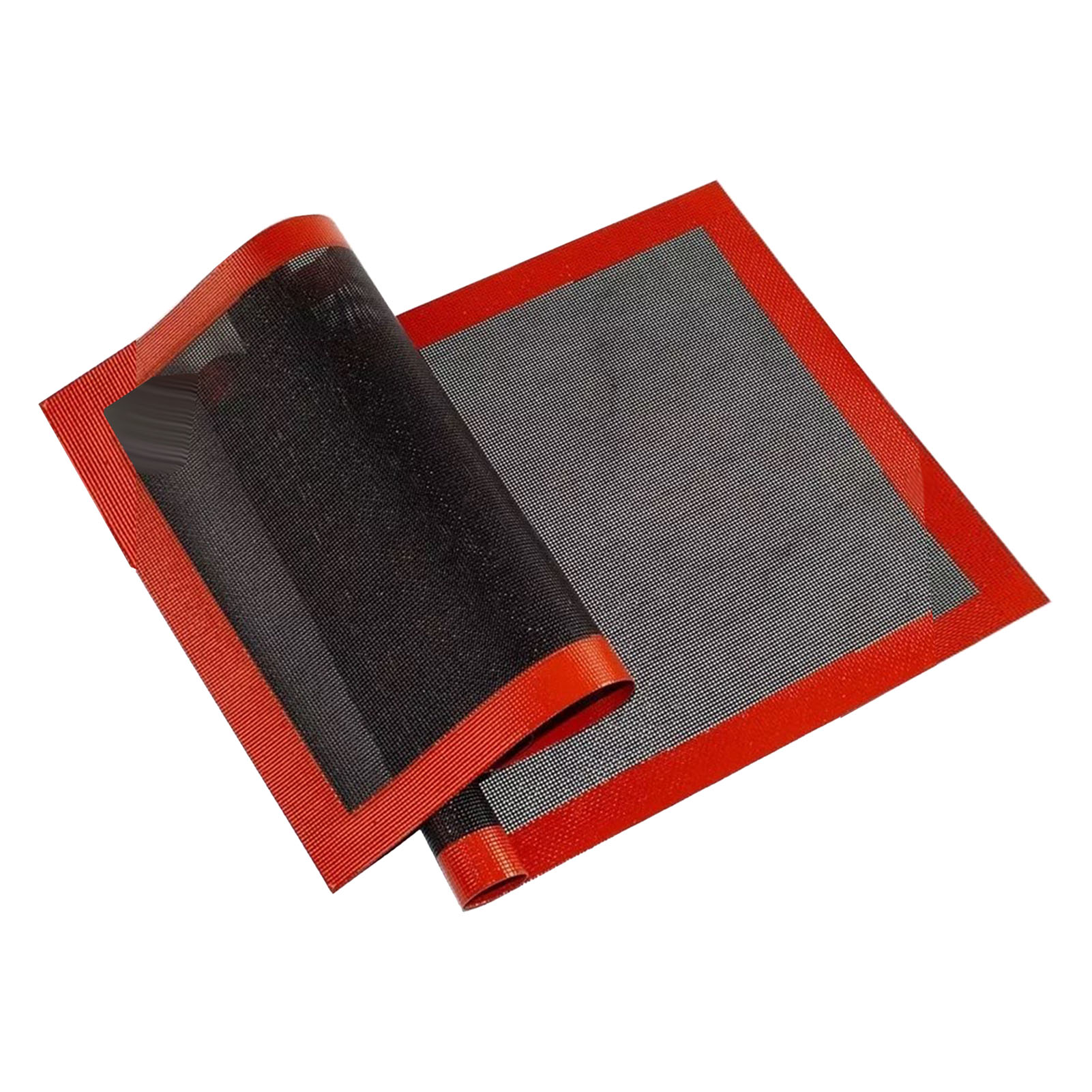 Set Aus 2 Perforierten Backmatten Aus Silikon Und Fiberglas, 30 X 40 Cm, Für Keks- Und Gebäckformen.