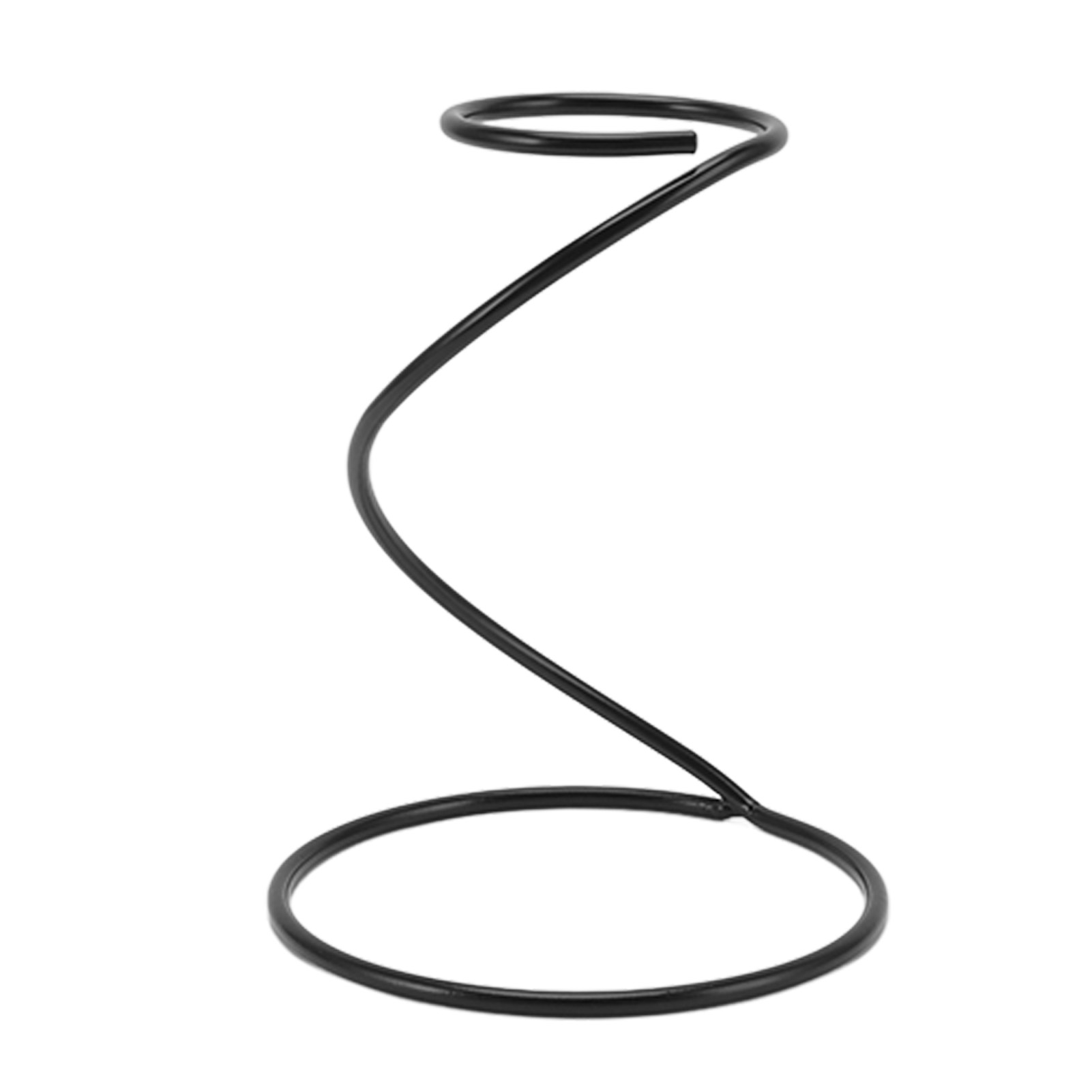 Schwarzer Spiral-kaffeefilterhalter, Metallrahmen, Filterhalter, Manuelle Filterkaffeemaschine