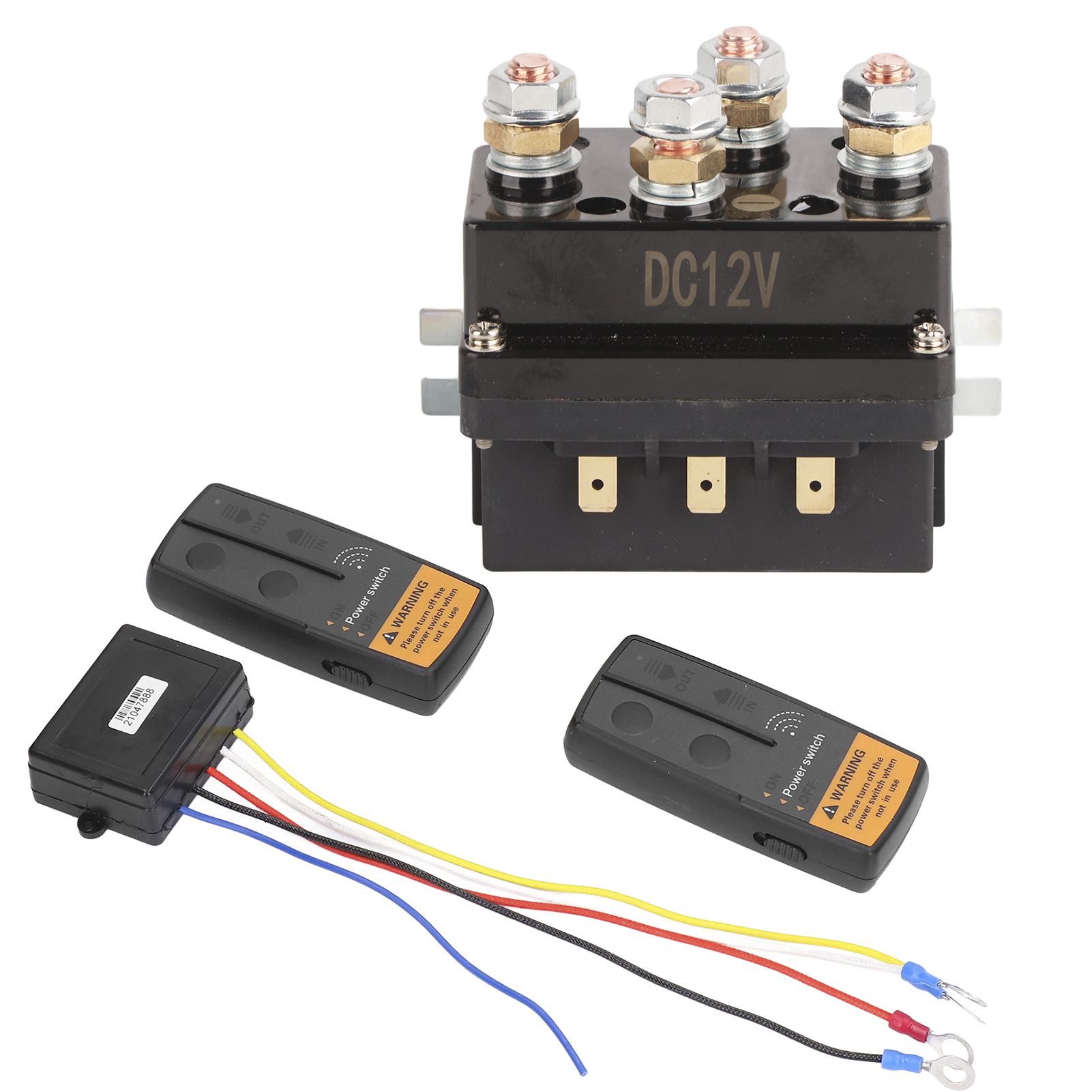 Dc500a 12v Funkfernbedienungsset Für Seilwinden Mit Magnetrelais Für Atv/utv Von 8.000 Bis 12.000 Lb.