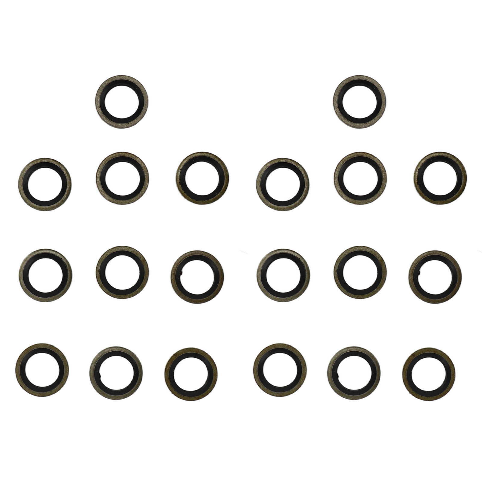 Packung Mit 20 Hohlschrauben-dichtscheiben Von 10 Mm, Gummi-dichtscheiben Für Cummins-dieselmotoren (ref. 4934278).