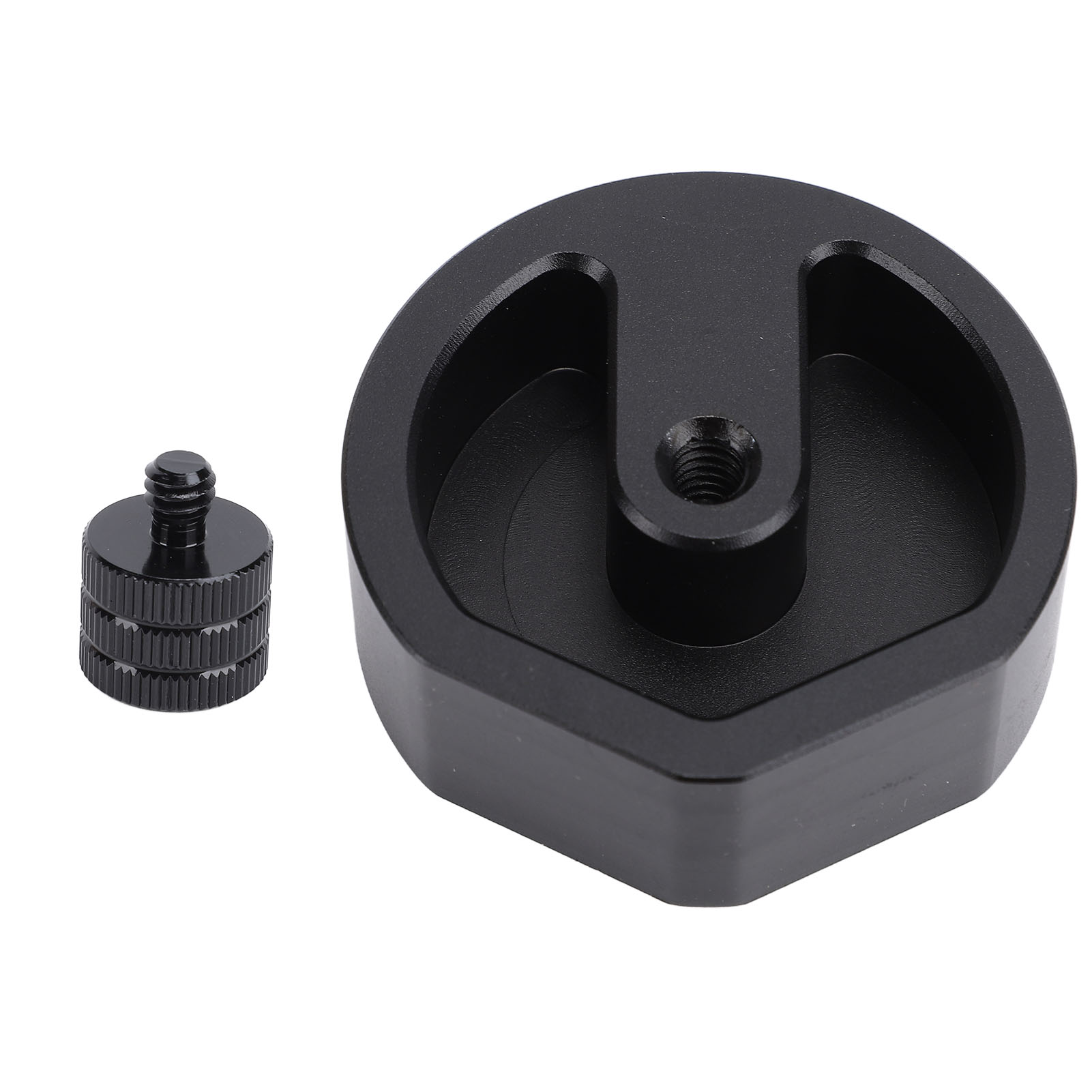 Stativadapter Aus Aluminiumlegierung, Robuste Montagehalterung Für Wohnmobile, Anhänger, Yachten, Campervans, Schwarz