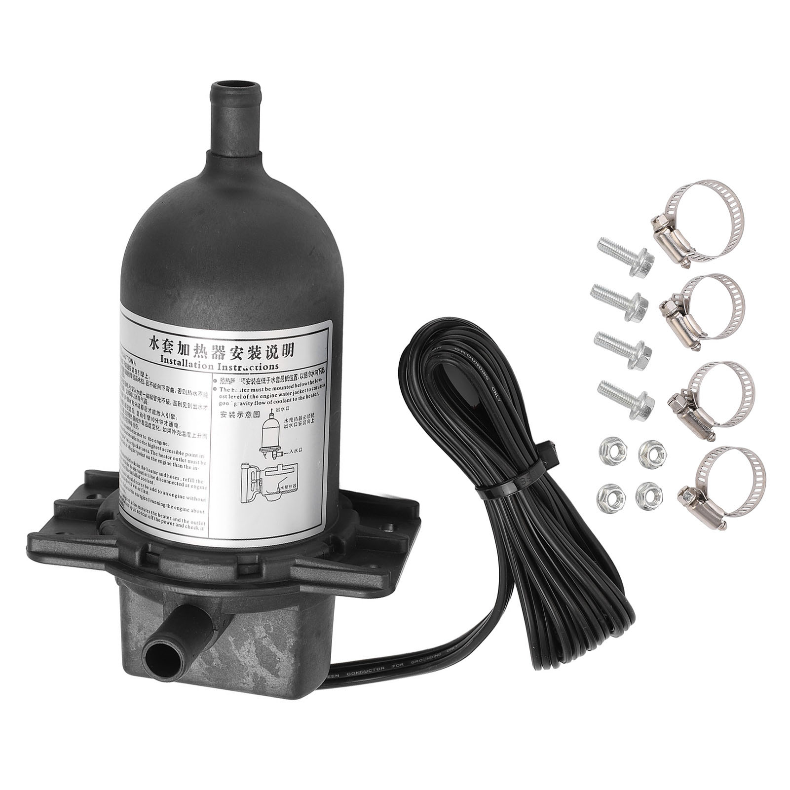 1500w 6,3a Ip54 Geringer Wärmeverlust, Universeller, Automatischer Umwälz-kühlwasservorwärmer Für 120v-dieselgeneratoren