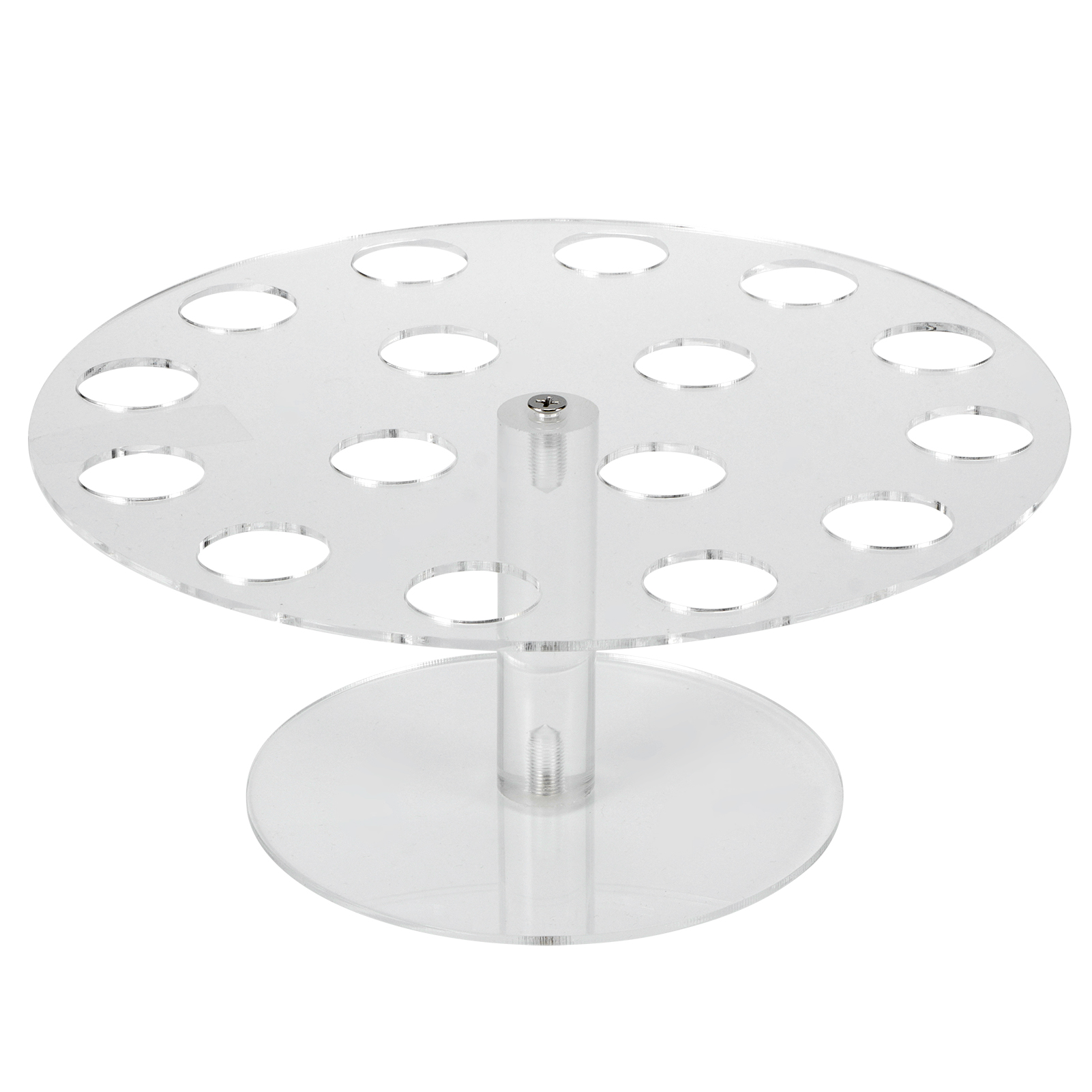 Durchsichtiger Eiscreme-präsentationsständer Aus Acryl Mit 16 Fächern Für Waffeln, Ideal Für Zuhause, Küche Und Partys.