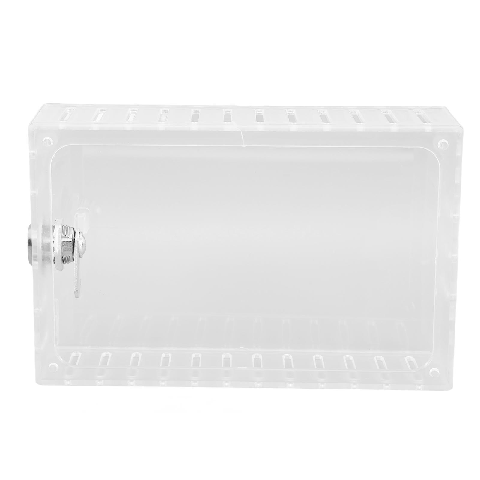 Universelles Schutzgehäuse Für Thermostate, Transparent Und Abschließbar, Aus Kunststoff Mit Schlüssel.