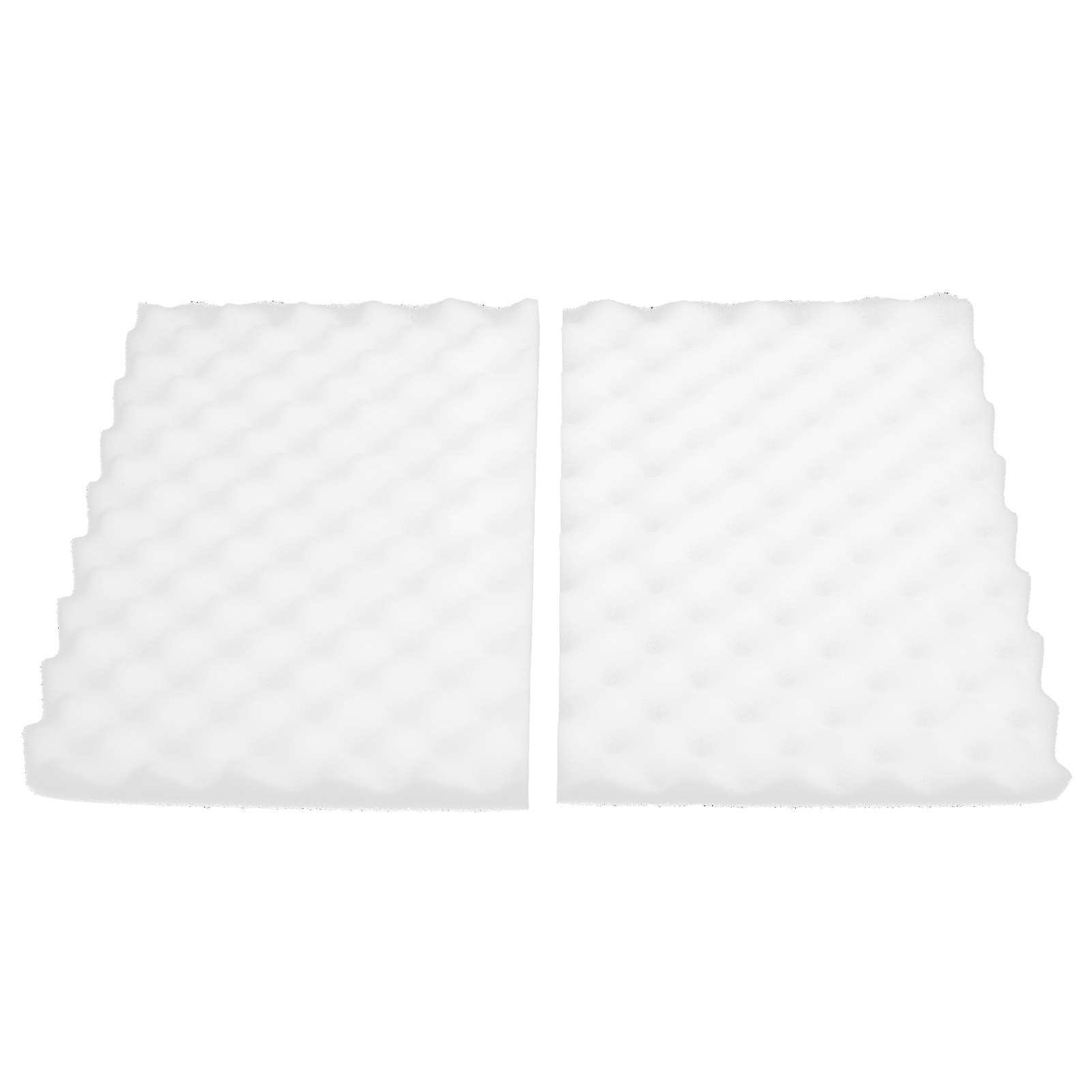 Set Aus 2 Weißen Schwammmodelliermatten Für Fondant, Gewelltes Blumenmuster, Zum Trocknen Und Modellieren.
