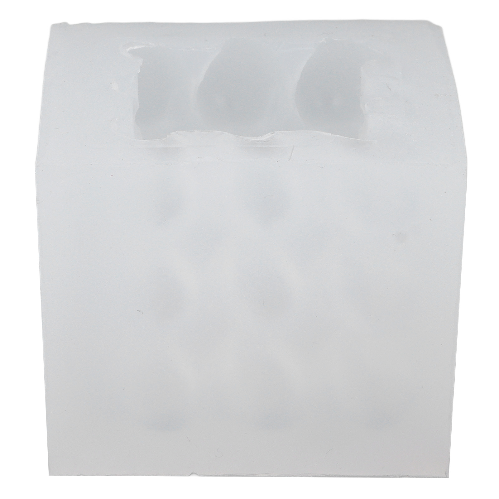 3d-herzförmige Würfelform Aus Lebensmittelechtem Silikon Für Aromatherapie-kerzen, Ideal Für Hochzeiten Und Geburtstage.