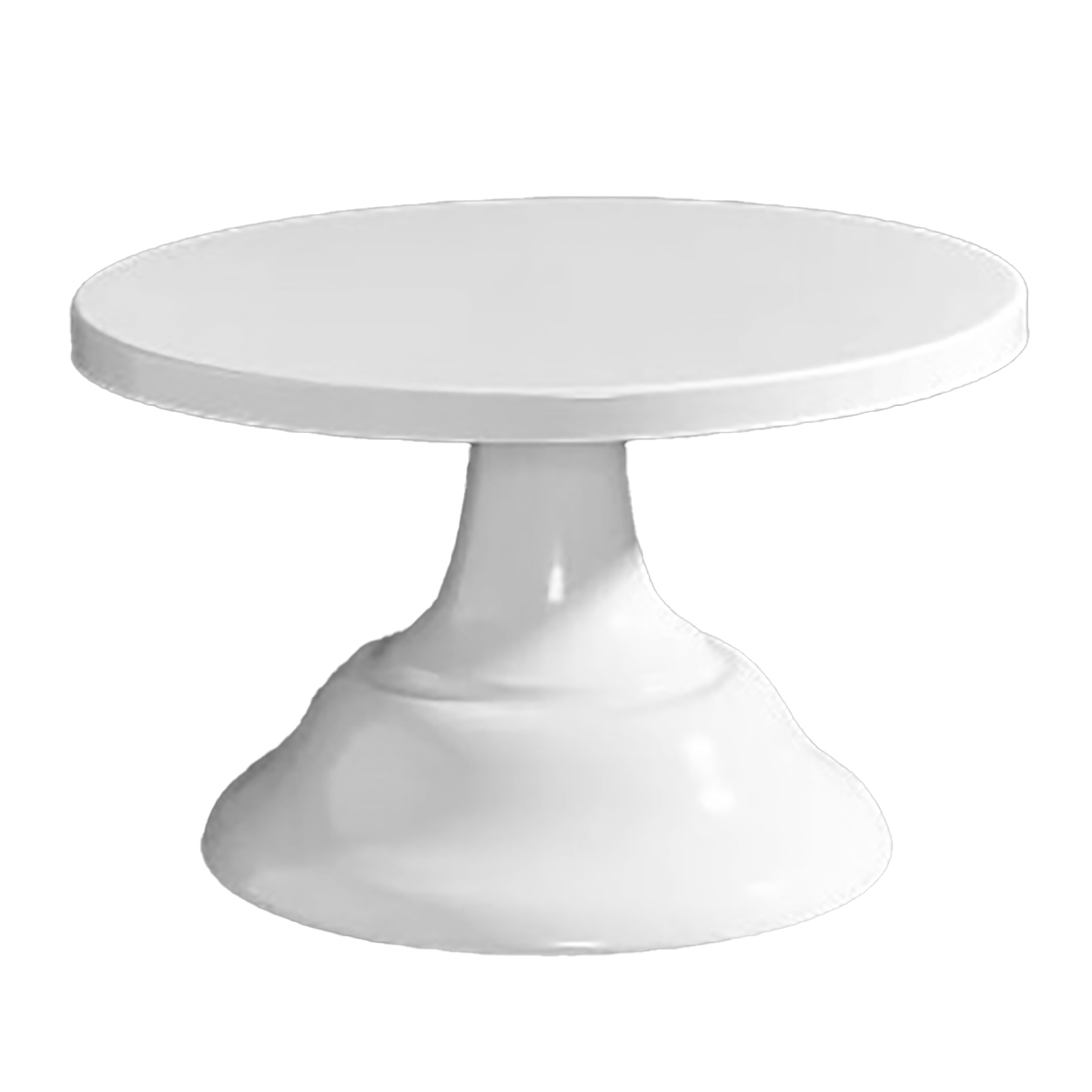 Runder, Weißer Metall-kuchenständer Im Europäischen Stil, Rutschfest, Kleine Größe, Ideal Für Hochzeiten, Partys Und Geburtstage.