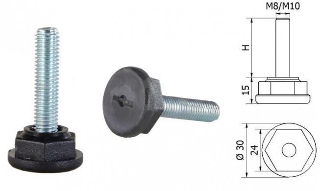 Verstellfuß Sr 01 Fi 30 M835 624 - Sl Sr01 624