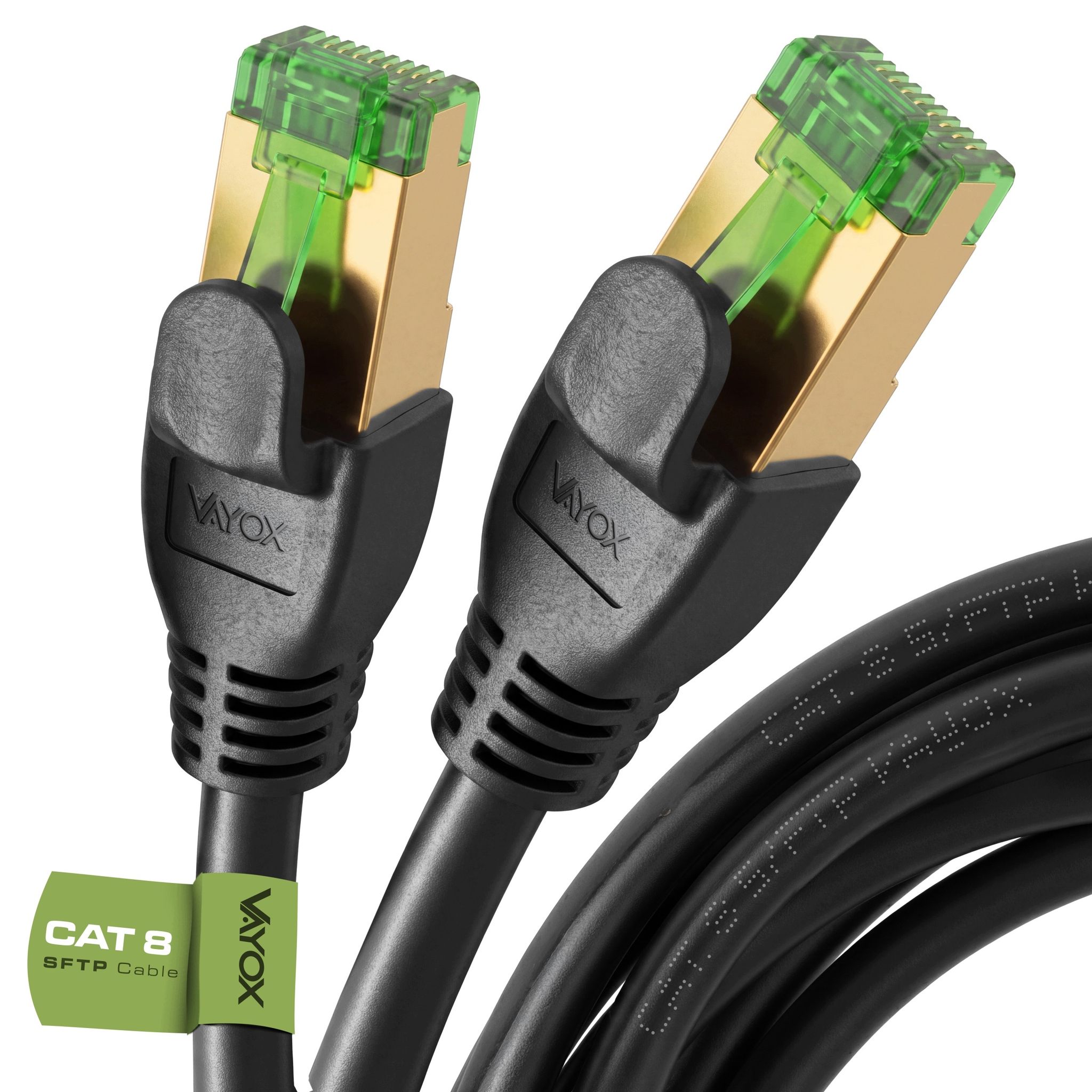 Netzwerk-patchkabel S/ftp 8.1 Rj45 / Rj45 Schwarz 2 M