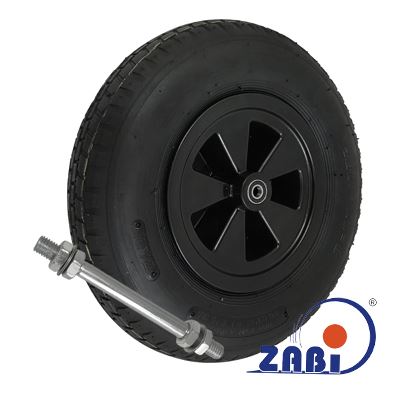 Luftreifenrad 400 Mm 2pr Mit Achse 400x2tł/12 - Kl400 2tł/12