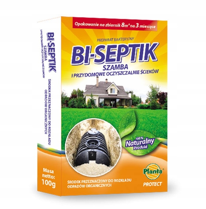 Pflanzenpräparat Für Klärgruben Und Abwasserbehandlungsanlagen, Pulver Bi-septik 100 G