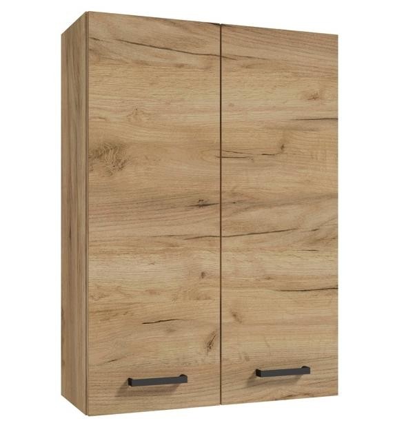 Hängender Badezimmerschrank, Goldfarbene Eiche, 50 X 71 Cm, Maße