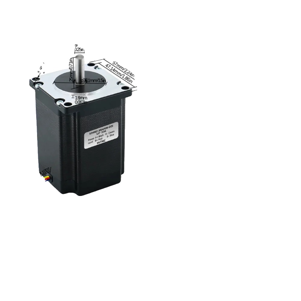 Schrittmotor, 3a Strom, 1,8 Grad Schrittwinkel, 57hs82 2.2nm, 8mm-a
