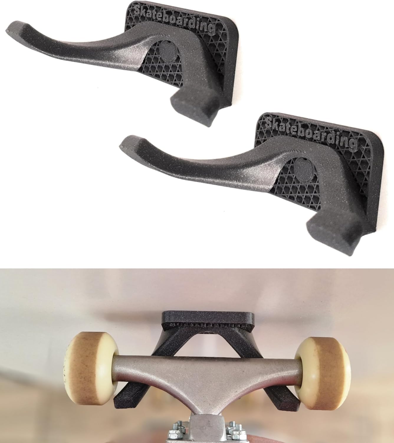 Skateboard-wandhalterung Für Skateboards, Surfskates Und Longboards, Grau – Boardhalterung – Skate-zubehör